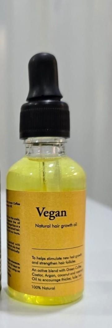 Vegan Natural Hair Growth Oil 120 ml (Pack of 2)