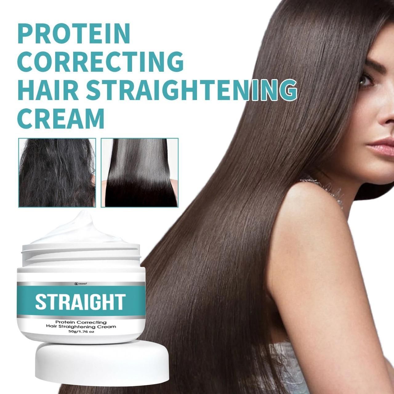 Straight Hair Straightener Cream