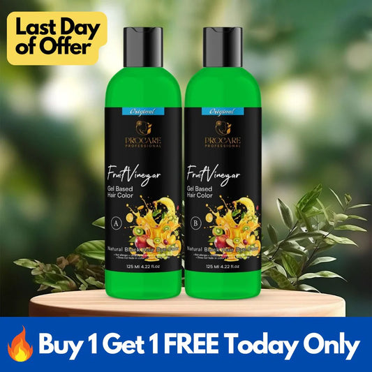 Fruit Vinegar Gel Based Hair Color (🔥Buy 1 Get 1 FREE Today Only) 125ML Each