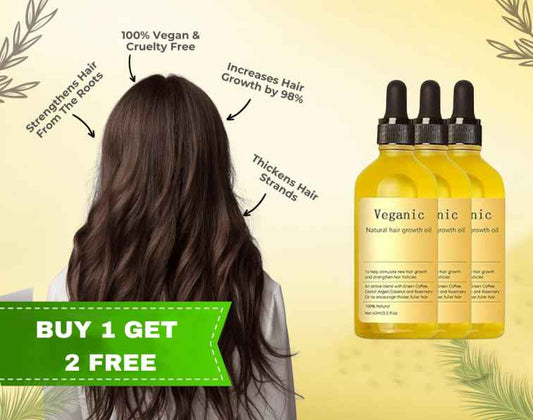 Vegan Natural Hair Oil (🔥Buy 1 Get 2 FREE Today Only)