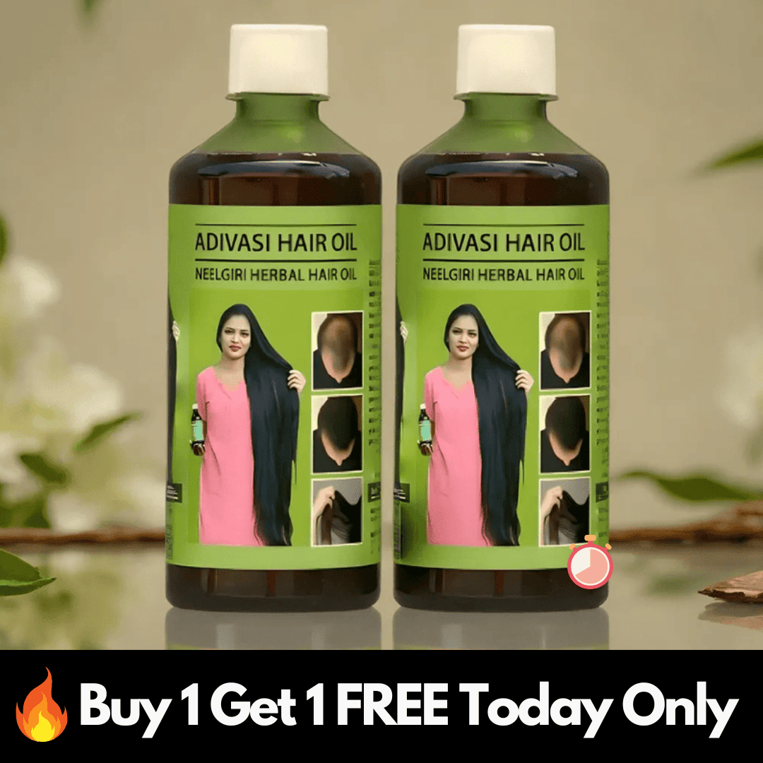 ORIGINAL Authentic Adivasi Nilgeri Herbal Hair Oil (🔥Buy 1 Get 1 FREE Today Only) 125ML Each